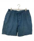 OUTILウティ）の古着「後染めハーフパンツ」｜グリーン