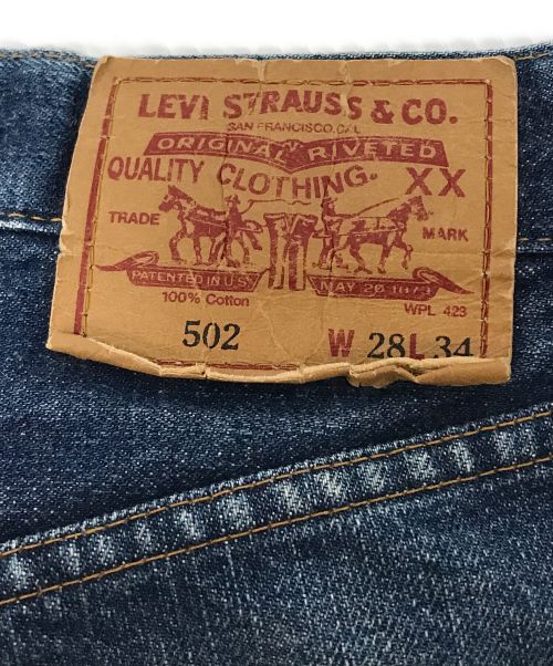 LEVI'S（リーバイス）LEVI'S (リーバイス) 502セルビッチデニムパンツ インディゴ サイズ:W28の古着・服飾アイテム