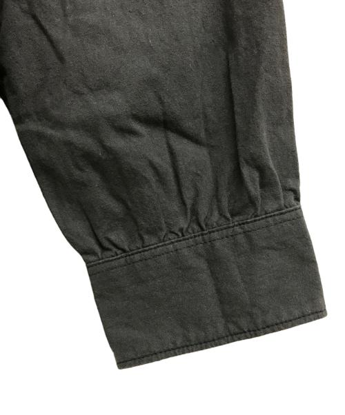 FRONTIER（フロンティア）FRONTIER (フロンティア) SERIES BAND COLLAR PULLOVER WORK SHIRT グレー サイズ:38の古着・服飾アイテム