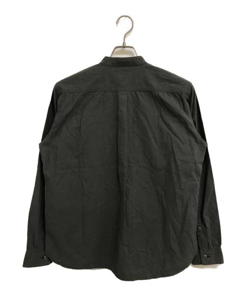 FRONTIER（フロンティア）FRONTIER (フロンティア) SERIES BAND COLLAR PULLOVER WORK SHIRT グレー サイズ:38の古着・服飾アイテム