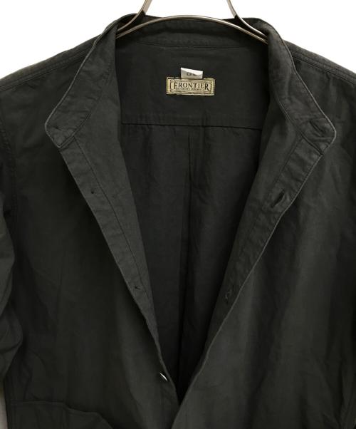 FRONTIER（フロンティア）FRONTIER (フロンティア) SERIES BAND COLLAR PULLOVER WORK SHIRT グレー サイズ:38の古着・服飾アイテム