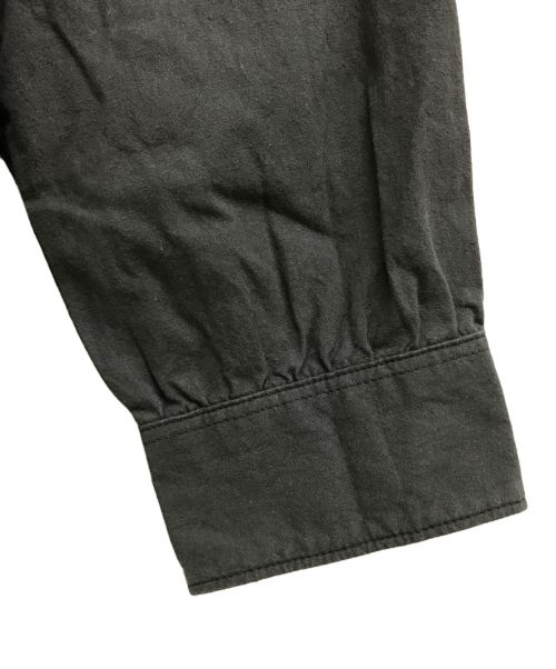 FRONTIER（フロンティア）FRONTIER (フロンティア) SERIES BAND COLLAR PULLOVER WORK SHIRT グレー サイズ:38の古着・服飾アイテム