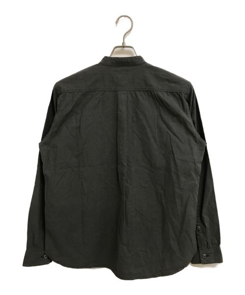 FRONTIER（フロンティア）FRONTIER (フロンティア) SERIES BAND COLLAR PULLOVER WORK SHIRT グレー サイズ:38の古着・服飾アイテム