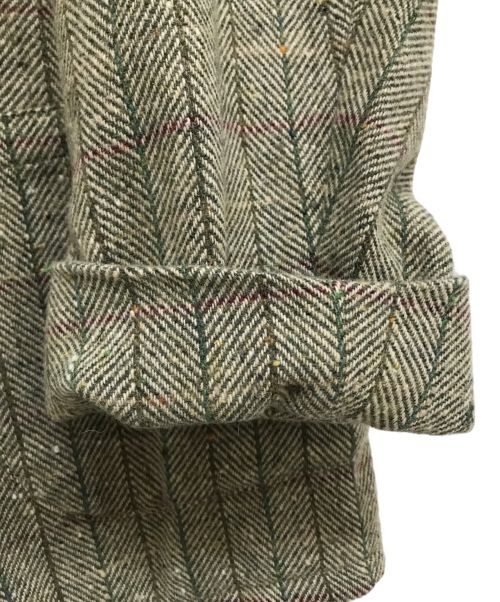 BEAMS PLUS（ビームスプラス）BEAMS PLUS (ビームスプラス) チェックジャケット ベージュ サイズ:Ｓの古着・服飾アイテム