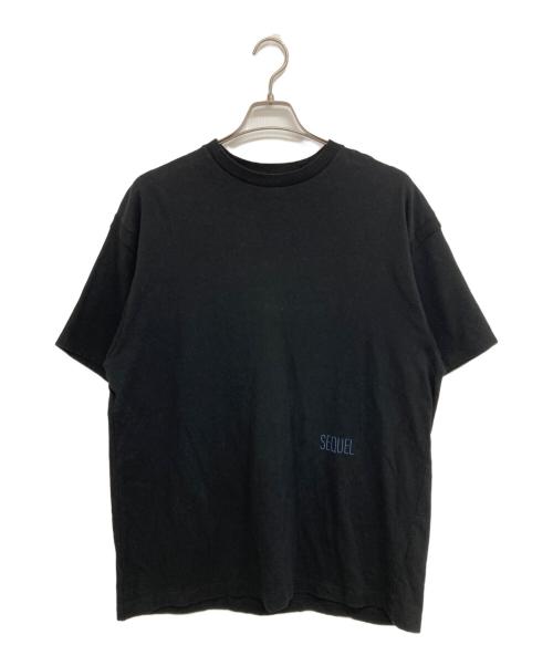 SEQUEL（シークエル）SEQUEL (シークエル) プリントTシャツ ブラック サイズ:XLの古着・服飾アイテム