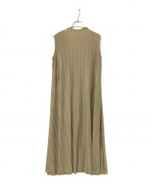 anuans（アニュアンス）の古着「ランダムプリーツカットワンピース」｜ブラウン