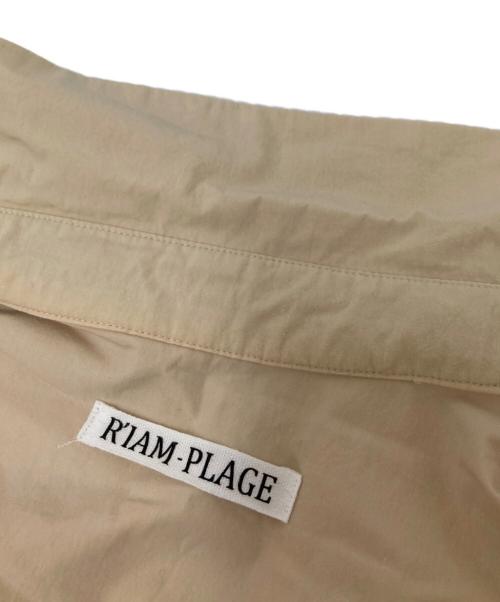 R’IAM-PLAGE（リアムプラージュ）R’IAM-PLAGE (リアムプラージュ) フォルムスキッパー半袖 シャツ ベージュ サイズ:下記参照の古着・服飾アイテム
