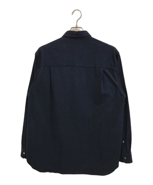 STEVEN ALAN（スティーブンアラン）STEVEN ALAN (スティーブンアラン) ピンストライプ ネル レギュラーカラー シャツ ‐LOOSE ブルー サイズ:Ｓの古着・服飾アイテム