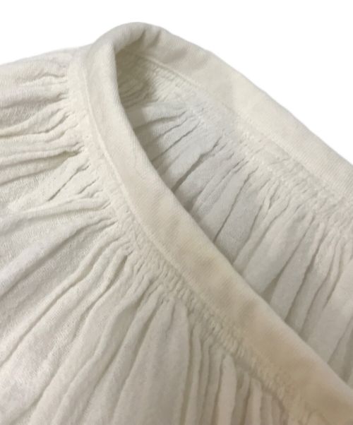 YLEVE（イレーヴ）YLEVE (イレーヴ) コットンボイルペザントブラウス ホワイト サイズ:1の古着・服飾アイテム