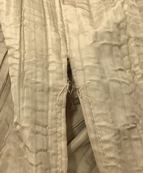 GHOSPELL（ゴスペル）GHOSPELL (ゴスペル) シワ加工コート ベージュ サイズ:Sの古着・服飾アイテム