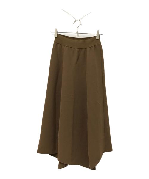 theory（セオリー）theory (セオリー) Crepe Combo Combo Flare SK ブラウン サイズ:Pの古着・服飾アイテム