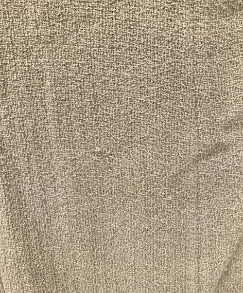 Sov.（ソブ）Sov. (ソブ) リネンノースリーブジャケット ベージュ サイズ:36の古着・服飾アイテム