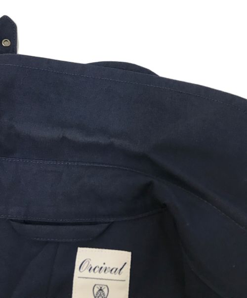 ORCIVAL（オーシバル）ORCIVAL (オーシバル) BEAMS (ビームス) トレンチコート ネイビーの古着・服飾アイテム