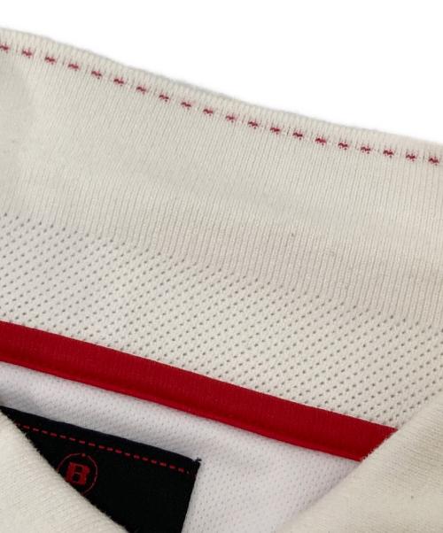 BRIEFING（ブリーフィング）BRIEFING (ブリーフィング) パイル地ポロシャツ ホワイト サイズ:Lの古着・服飾アイテム