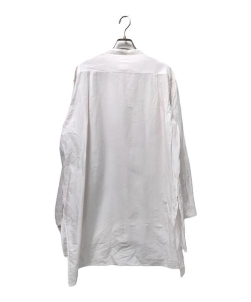 Toujours（トゥジュー）Toujours (トゥジュー) シルク混プルオーバーシャツ ホワイト サイズ:Fの古着・服飾アイテム