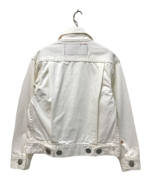 KOOKY ZOO RONHERMAN（クーキー・ズー ロンハーマン）KOOKY ZOO RONHERMAN (クーキー・ズー ロンハーマン) JUVENILE DENIM JACKET ホワイトの古着・服飾アイテム