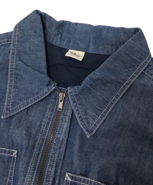 Ron Herman（ロンハーマン）Ron Herman (ロンハーマン) 半袖ハーフジップデニムワンピース インディゴ サイズ:XSの古着・服飾アイテム