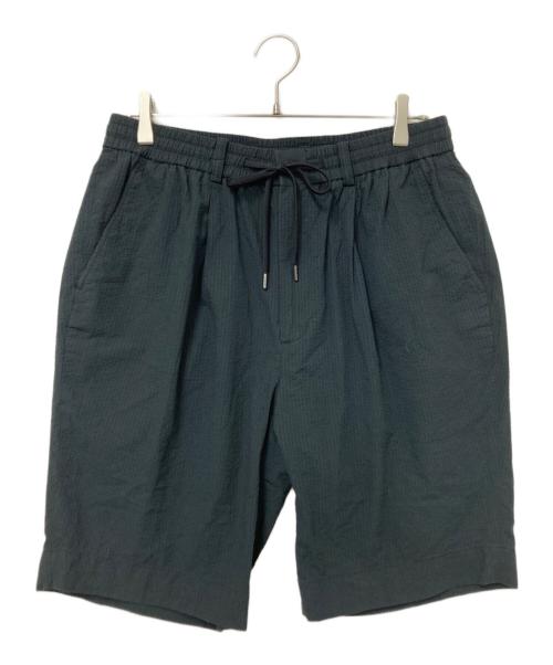 BROOKS BROTHERS（ブルックスブラザーズ）BROOKS BROTHERS (ブルックスブラザーズ) コットンシアサッカープレーンフロントイージーショーツ ブラック サイズ:W32の古着・服飾アイテム