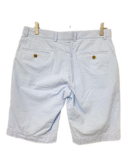 BROOKS BROTHERS（ブルックスブラザーズ）BROOKS BROTHERS (ブルックスブラザーズ) シアサッカ-ストライプショートパンツ ホワイト×ブルー サイズ:W32の古着・服飾アイテム
