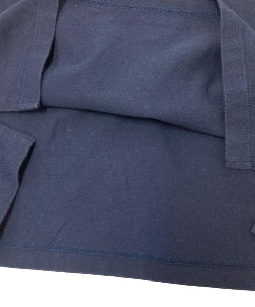 MUVEIL（ミュベール）MUVEIL (ミュベール) 袖フリルカットソー ネイビー サイズ:38の古着・服飾アイテム