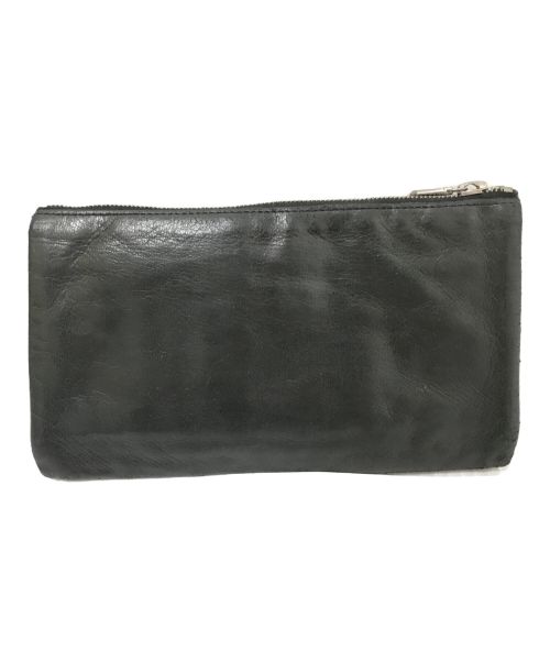 YOHJI YAMAMOTO（ヨウジヤマモト）YOHJI YAMAMOTO (ヨウジヤマモト) レザー財布 ブラック サイズ:下記参照の古着・服飾アイテム