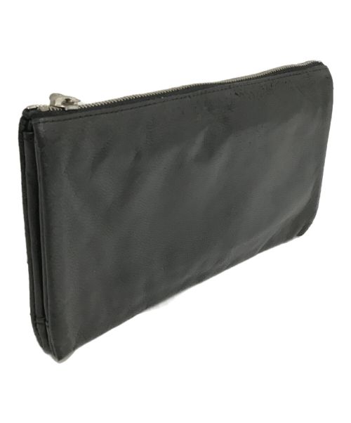 YOHJI YAMAMOTO（ヨウジヤマモト）YOHJI YAMAMOTO (ヨウジヤマモト) レザー財布 ブラック サイズ:下記参照の古着・服飾アイテム