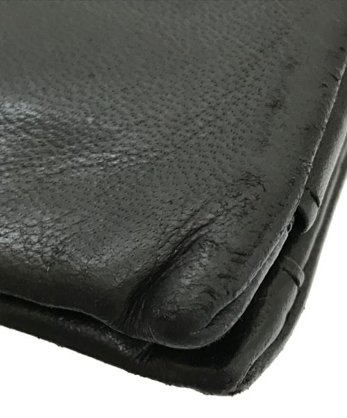 YOHJI YAMAMOTO（ヨウジヤマモト）YOHJI YAMAMOTO (ヨウジヤマモト) レザー財布 ブラック サイズ:下記参照の古着・服飾アイテム