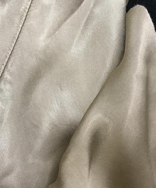 JUNK STAR（ジャンクスター）JUNK STAR (ジャンクスター) スカジャン ブラック×ベージュ サイズ:Lの古着・服飾アイテム