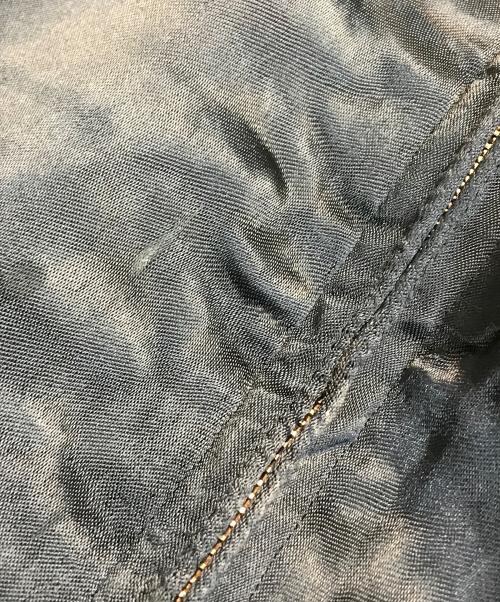 JUNK STAR（ジャンクスター）JUNK STAR (ジャンクスター) スカジャン ブラック×ベージュ サイズ:Lの古着・服飾アイテム