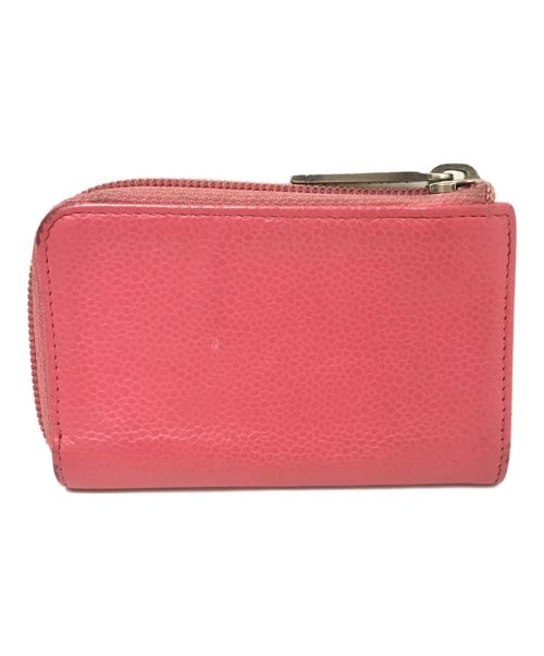 CHANEL（シャネル）CHANEL (シャネル) キャビアスキンココマークコインケース ピンク サイズ:下記参照の古着・服飾アイテム