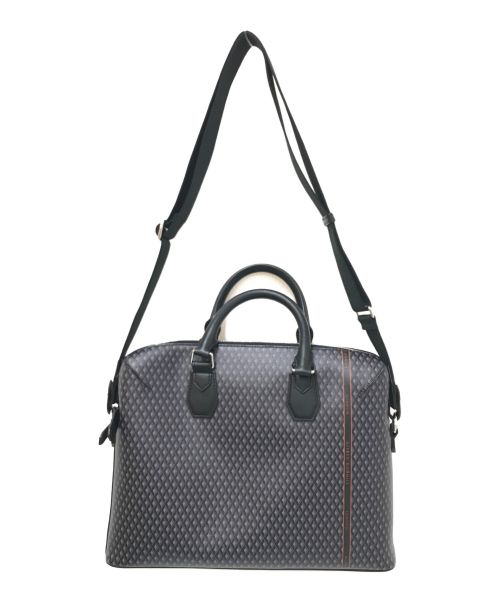 dunhill（ダンヒル）dunhill (ダンヒル) ENGINE TURN2WAYバッグ グレー サイズ:下記参照の古着・服飾アイテム