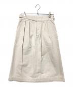 MHLエムエイチエル）の古着「デニムグルカスカート」｜アイボリー