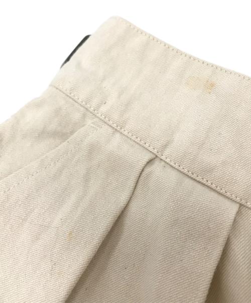 MHL（エムエイチエル）MHL (エムエイチエル) デニムグルカスカート アイボリー サイズ:2の古着・服飾アイテム