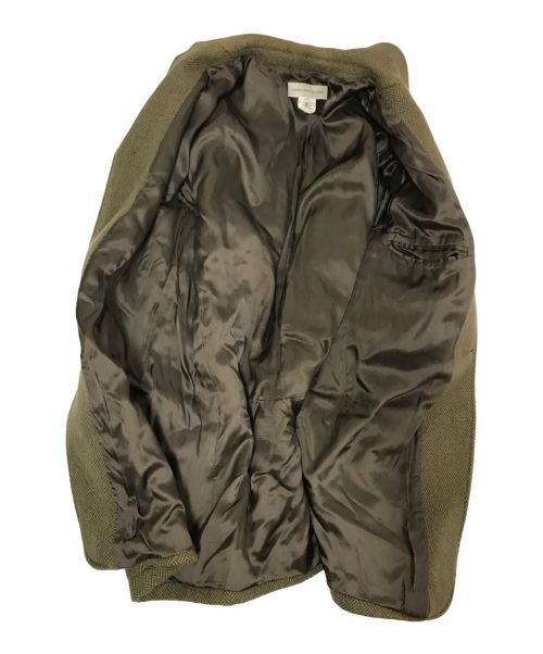 DRIES VAN NOTEN（ドリスヴァンノッテン）DRIES VAN NOTEN (ドリスヴァンノッテン) ヘリンボーンウールコート カーキ サイズ:50の古着・服飾アイテム