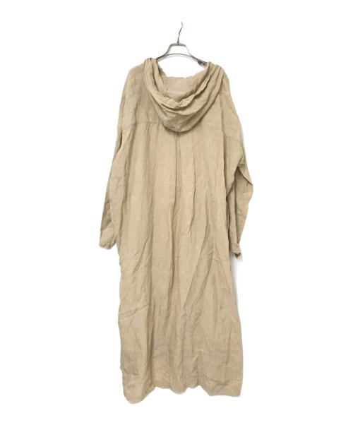 journal standard luxe（ジャーナルスタンダード ラックス）journal standard luxe (ジャーナルスタンダード リュクス) リネンシャンブレー フードワンピース ベージュ サイズ:下記参照の古着・服飾アイテム