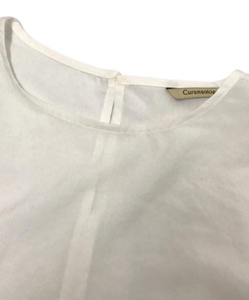 Curensology（カレンソロジー）Curensology (カレンソロジー) フレアバルーンブラウス ホワイト サイズ:Fの古着・服飾アイテム