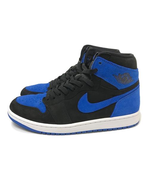 NIKE（ナイキ）NIKE (ナイキ) AIR JORDAN 1 RETRO HIGH OG ブラック×ブルー サイズ:27.0cmの古着・服飾アイテム