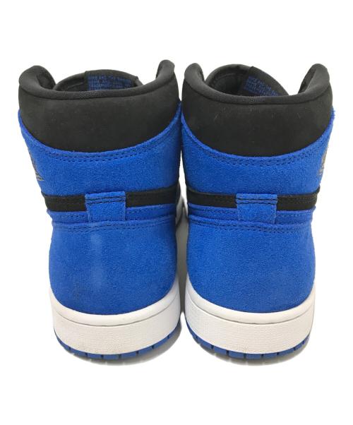 NIKE（ナイキ）NIKE (ナイキ) AIR JORDAN 1 RETRO HIGH OG ブラック×ブルー サイズ:27.0cmの古着・服飾アイテム