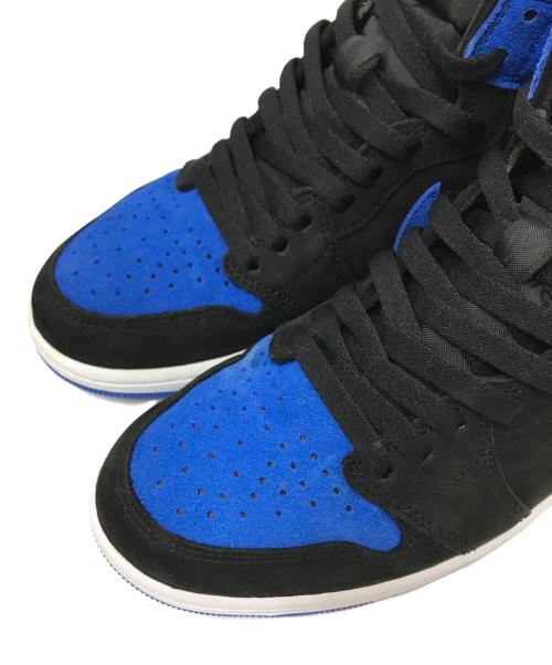 NIKE（ナイキ）NIKE (ナイキ) AIR JORDAN 1 RETRO HIGH OG ブラック×ブルー サイズ:27.0cmの古着・服飾アイテム