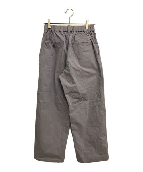 MAISON SPECIAL（メゾンスペシャル）MAISON SPECIAL (メゾンスペシャル) オメガリブピンタックワイドパンツ グレー サイズ:44の古着・服飾アイテム