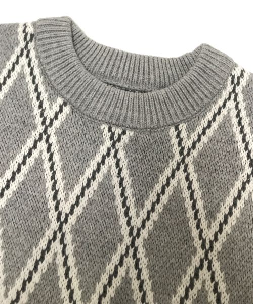 moussy（マウジー）moussy (マウジー) UMBRO (アンブロ) ロゴニット グレー サイズ:FREE 未使用品の古着・服飾アイテム