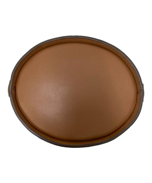 MICHAEL KORS（マイケル・コース）MICHAEL KORS (マイケルコース) Townsend Medium Straw Bucket Messenger ベージュの古着・服飾アイテム