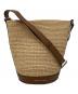 MICHAEL KORS（マイケルコース）の古着「Townsend Medium Straw Bucket Messenger」｜ベージュ