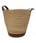 MICHAEL KORS (マイケルコース) Townsend Medium Straw Bucket Messenger ベージュ：12000円