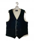 NUMBER (N)INEナンバーナイン）の古着「コーデュロイベスト」｜ブラック
