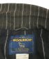 中古・古着 WOOLRICH (ウールリッチ) ストライプ中綿ジャケット ブラック サイズ:M：4000円