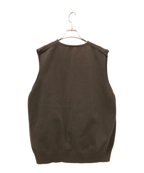 crepuscule（クレプスキュール）crepuscule (クレプスキュール) wholegarment vest ブラウン サイズ:2の古着・服飾アイテム