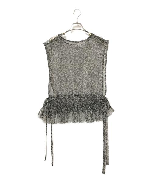 FUMIE=TANAKA（フミエタナカ）FUMIE=TANAKA (フミエタナカ) 総柄ブラウス ブラウン サイズ:下記参照の古着・服飾アイテム