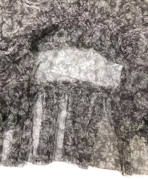 FUMIE=TANAKA（フミエタナカ）FUMIE=TANAKA (フミエタナカ) 総柄ブラウス ブラウン サイズ:下記参照の古着・服飾アイテム