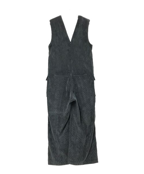 Spick and Span（スピック＆スパン）Spick and Span (スピックアンドスパン) ソフトコーデュロイコンビネゾンサロペット グレー サイズ:38の古着・服飾アイテム